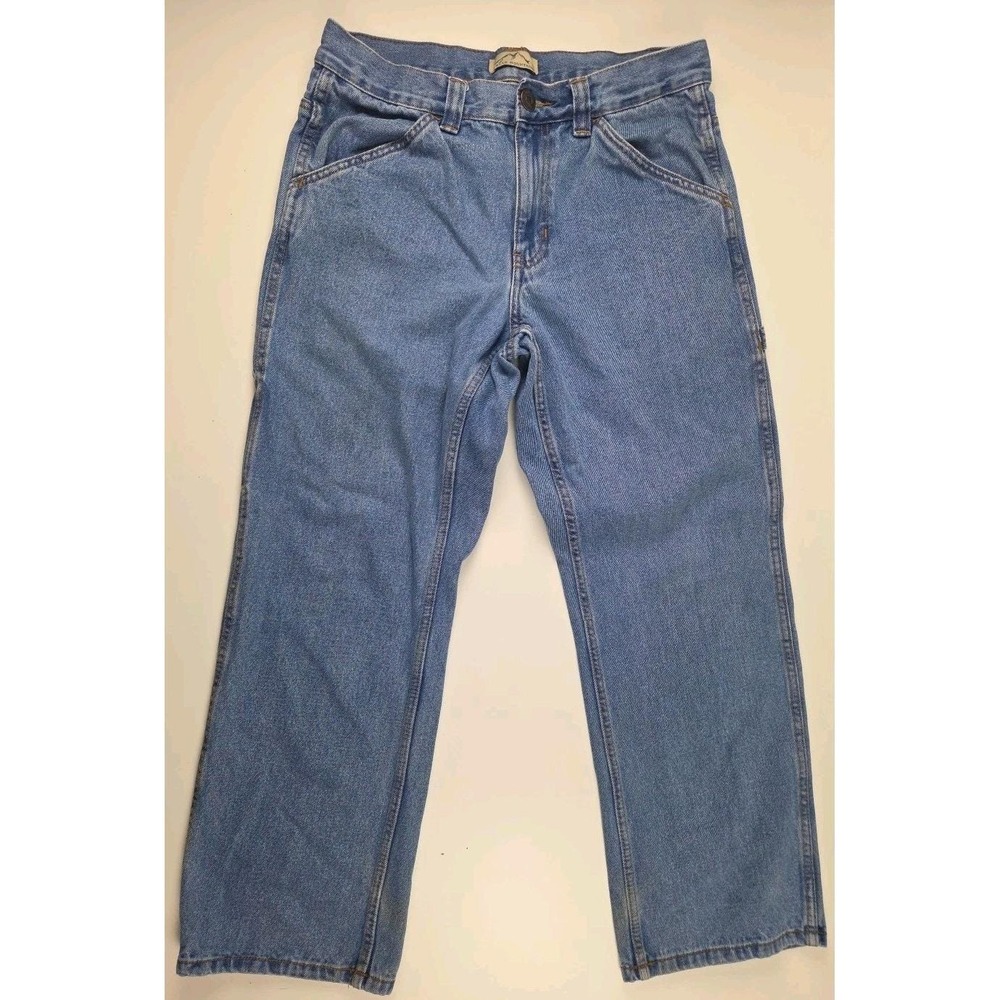 Carpenter Jeans‎ Blue Mountain Men 32x30 Blue Hammer Loop Workwear Denim